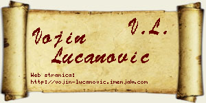 Vojin Lučanović vizit kartica